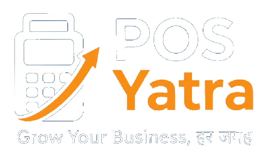 POSYatra Logo Dark Mode - Restaurant & Retail POS Billing Software
